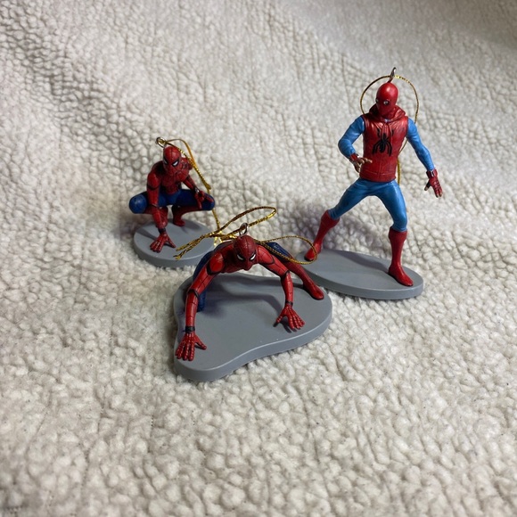 Disney Marvel Spider-Man Figures/ Ornaments Set of 3 - Picture 2 of 6